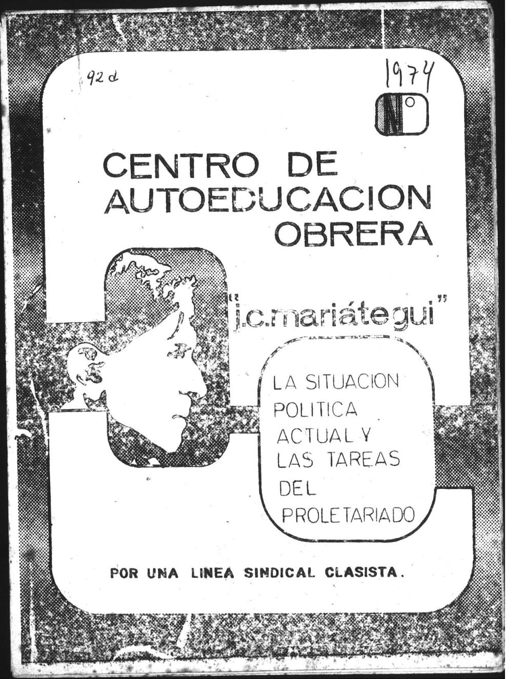 Translation: Two Documents from the Centro de Autoeducación Obrera – José Carlos&nbsp;Mariátegui